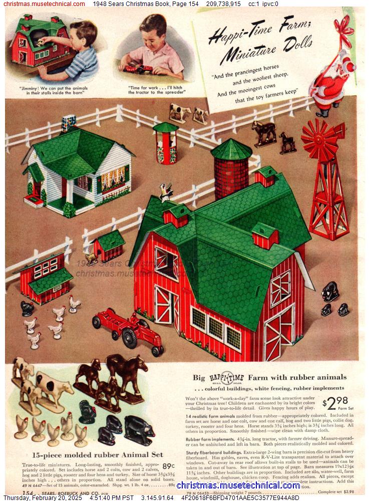 1948 Sears Christmas Book, Page 154