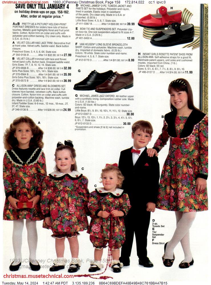 1993 JCPenney Christmas Book, Page 158