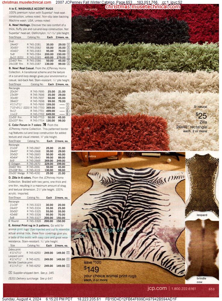 2007 JCPenney Fall Winter Catalog, Page 653