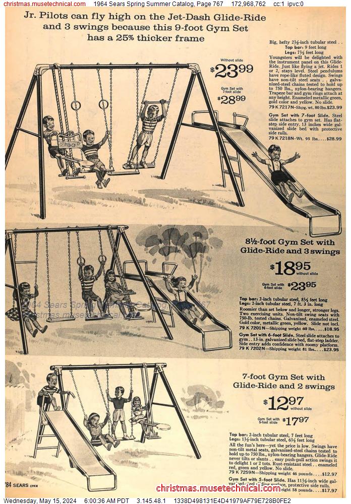 1964 Sears Spring Summer Catalog, Page 767