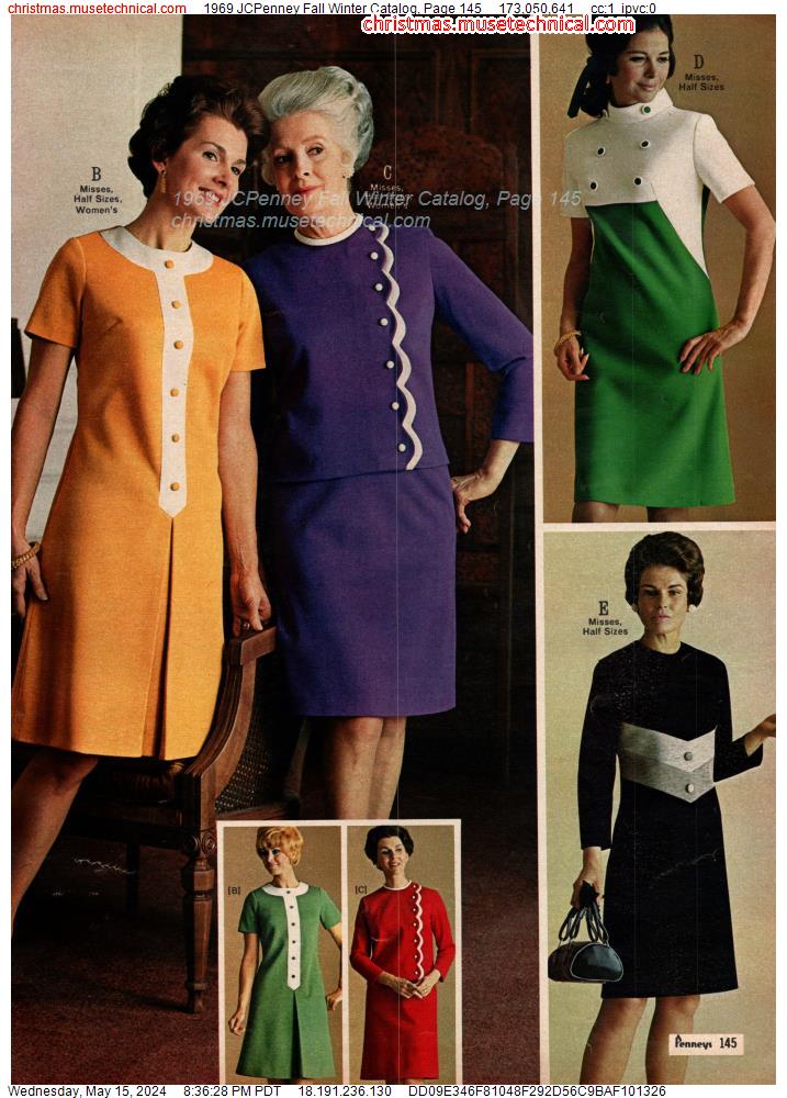 1969 JCPenney Fall Winter Catalog, Page 145