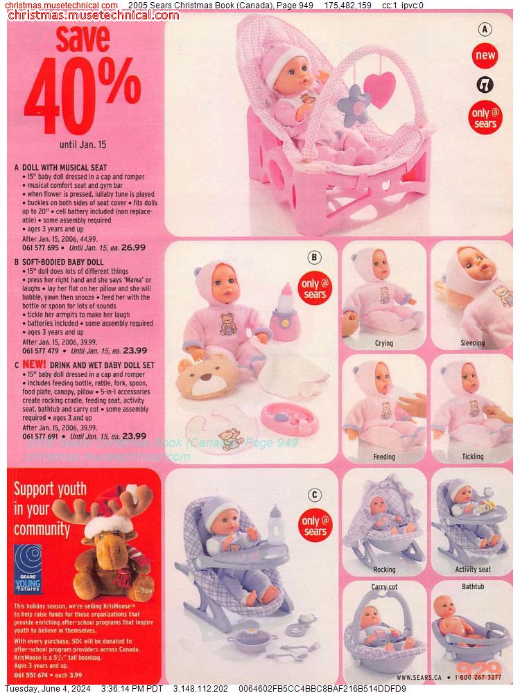 2005 Sears Christmas Book (Canada), Page 949