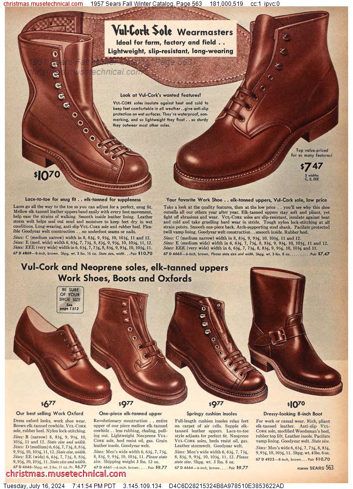 1957 Sears Fall Winter Catalog, Page 563