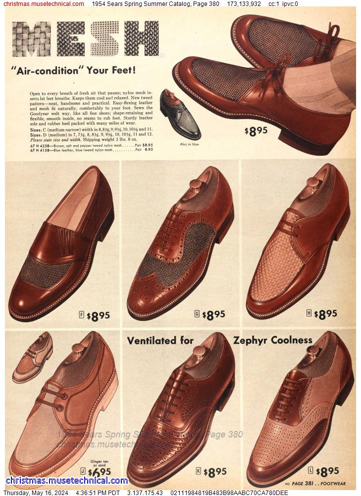 1954 Sears Spring Summer Catalog, Page 380