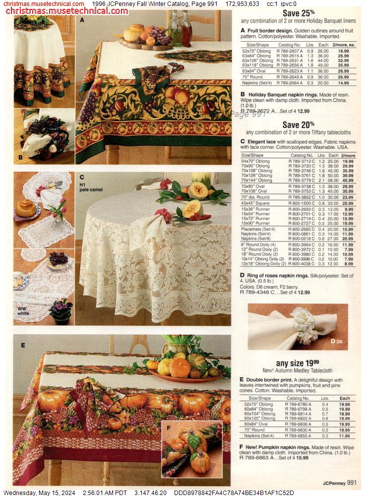 1996 JCPenney Fall Winter Catalog, Page 991