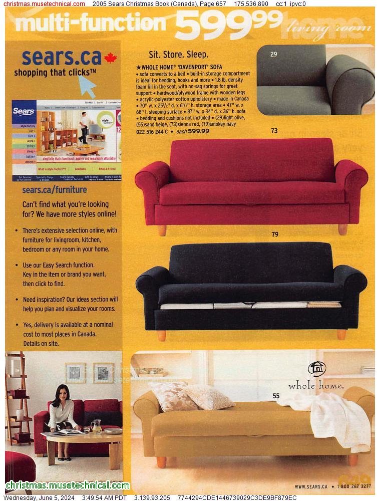 2005 Sears Christmas Book (Canada), Page 657