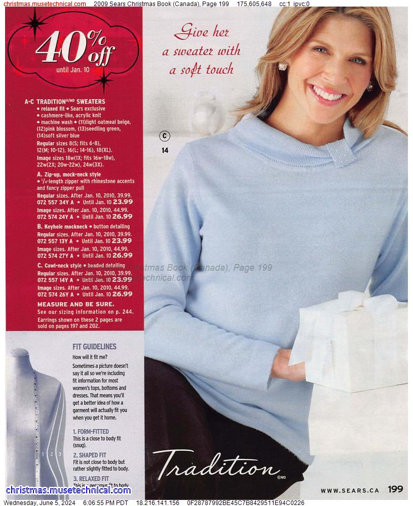 2009 Sears Christmas Book (Canada), Page 199