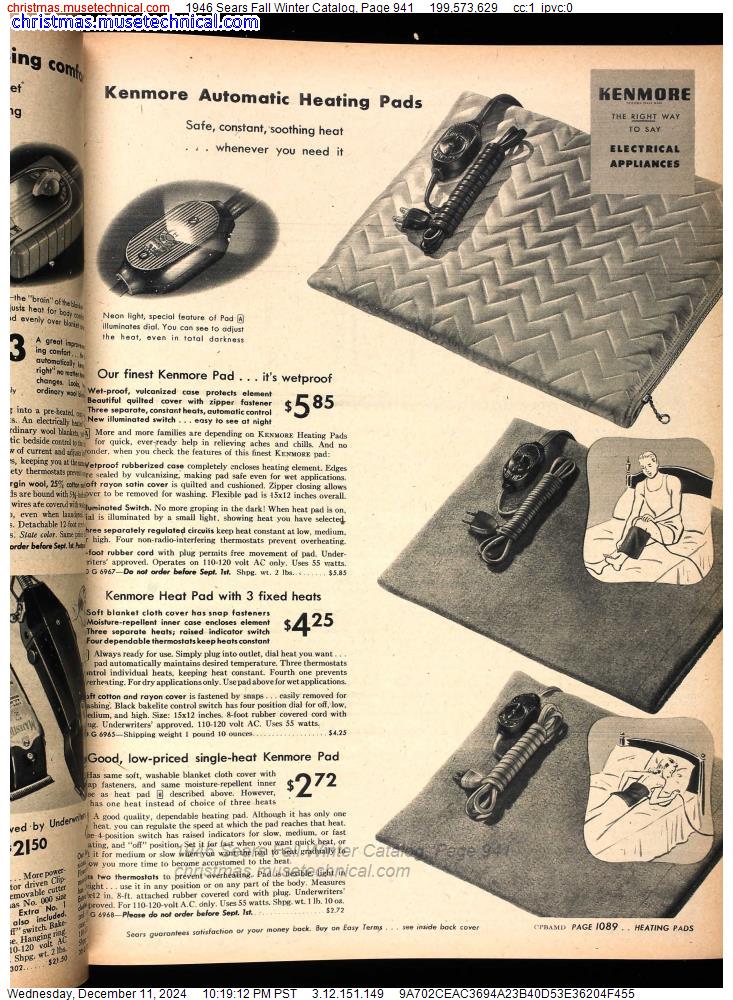 1946 Sears Fall Winter Catalog, Page 941