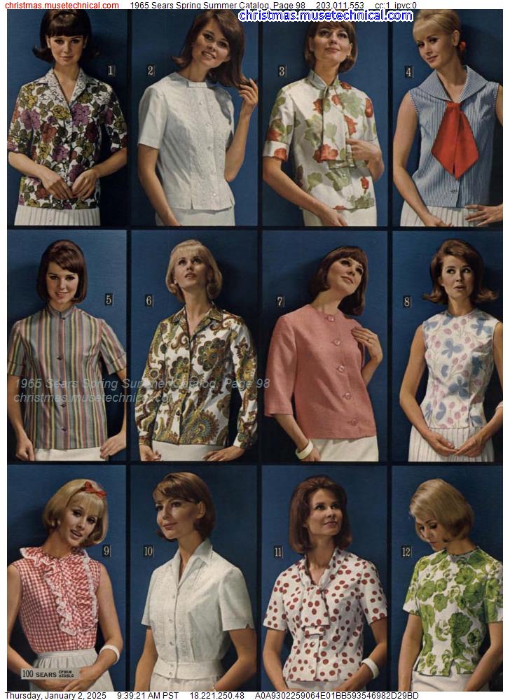 1965 Sears Spring Summer Catalog, Page 98