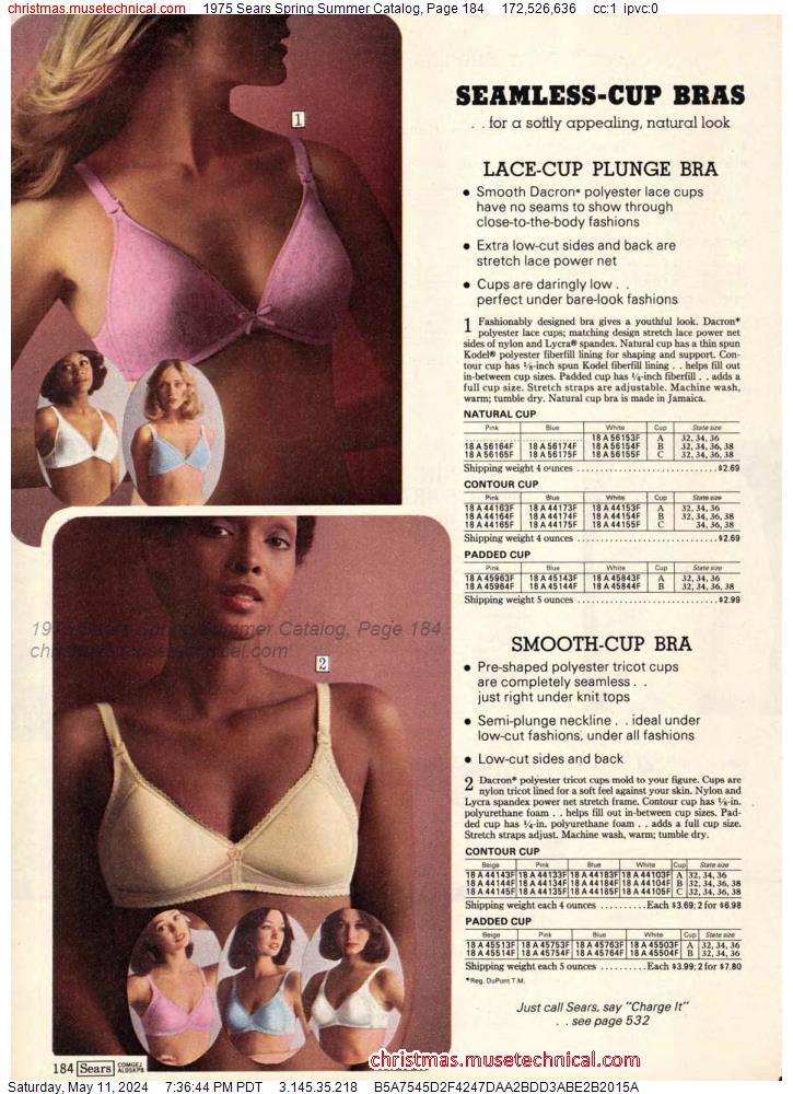 1975 Sears Spring Summer Catalog, Page 184