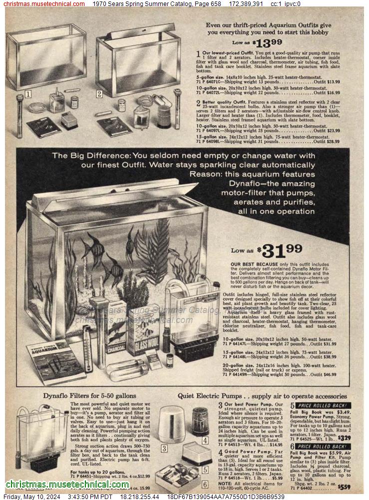1970 Sears Spring Summer Catalog, Page 658