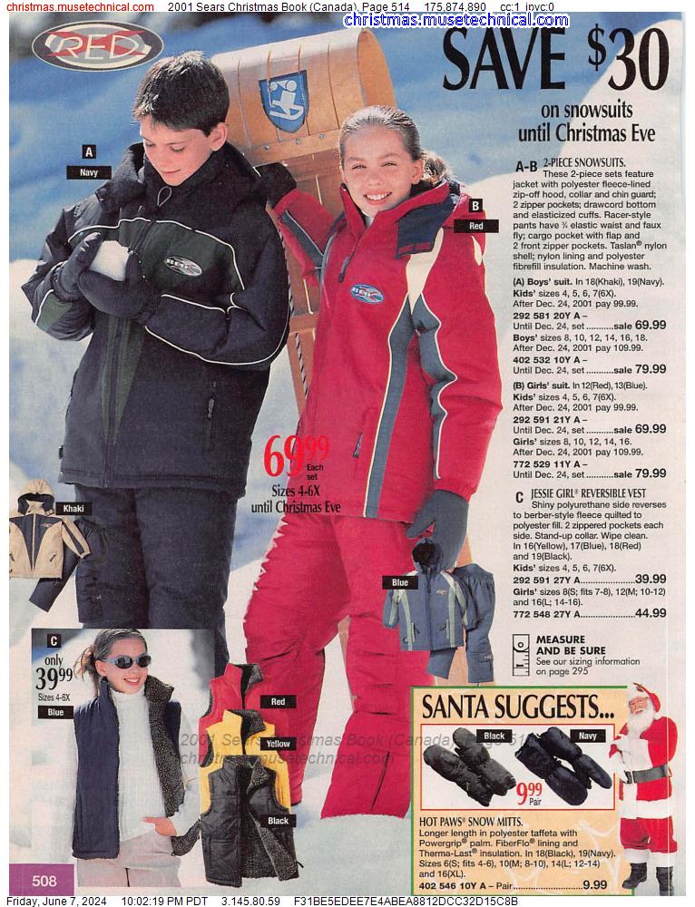 2001 Sears Christmas Book (Canada), Page 514