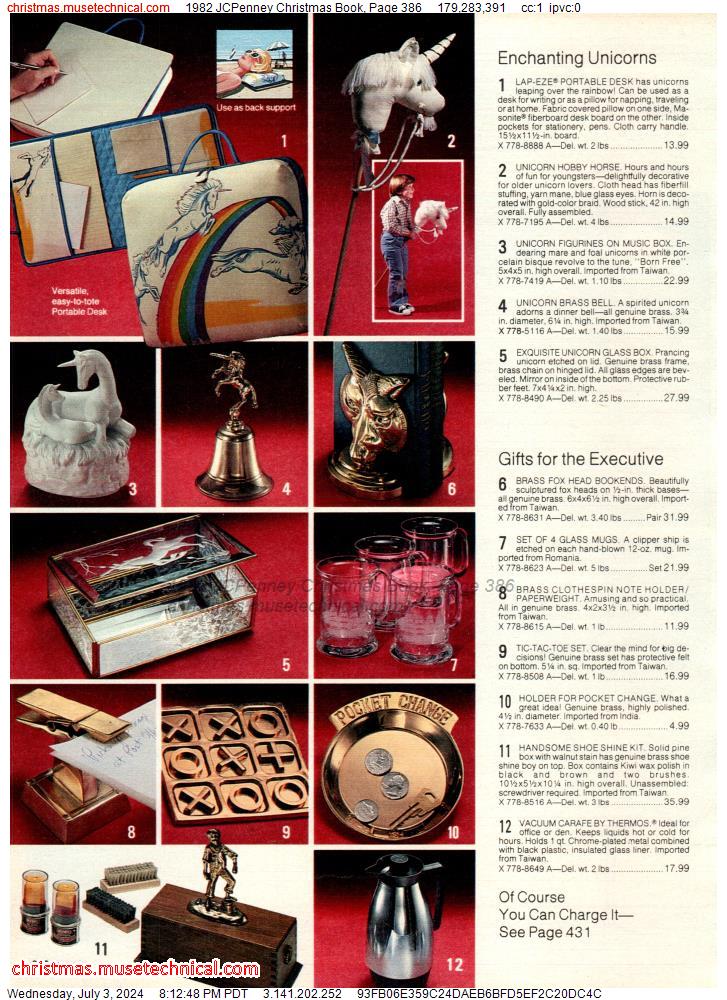 1982 JCPenney Christmas Book, Page 386