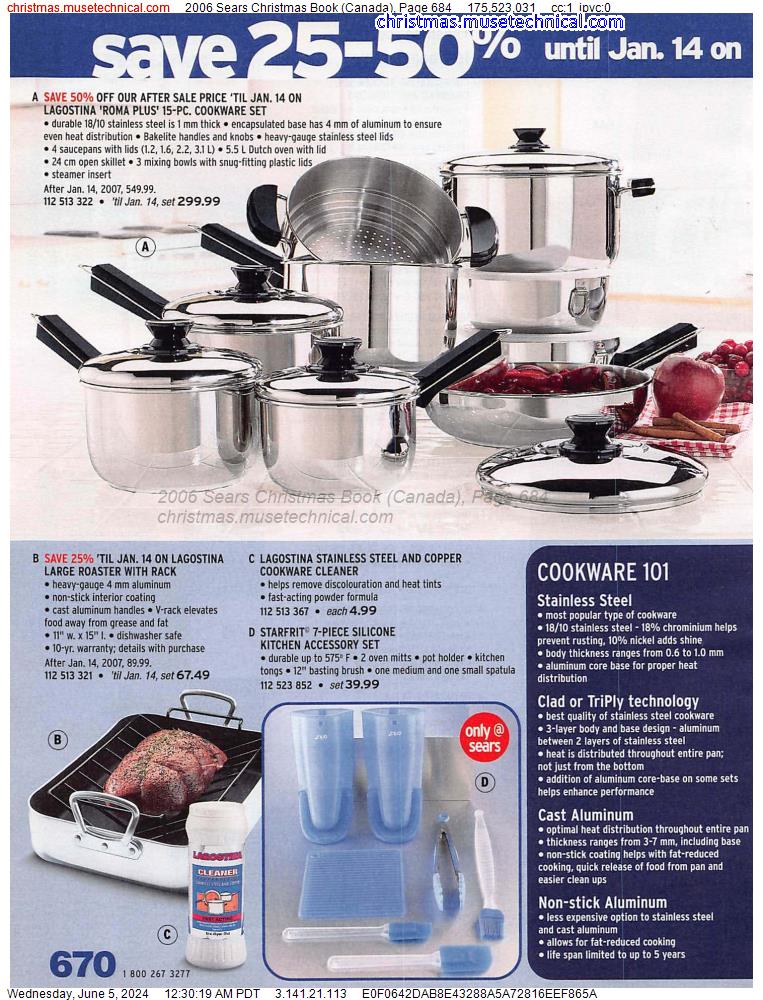 2006 Sears Christmas Book (Canada), Page 684