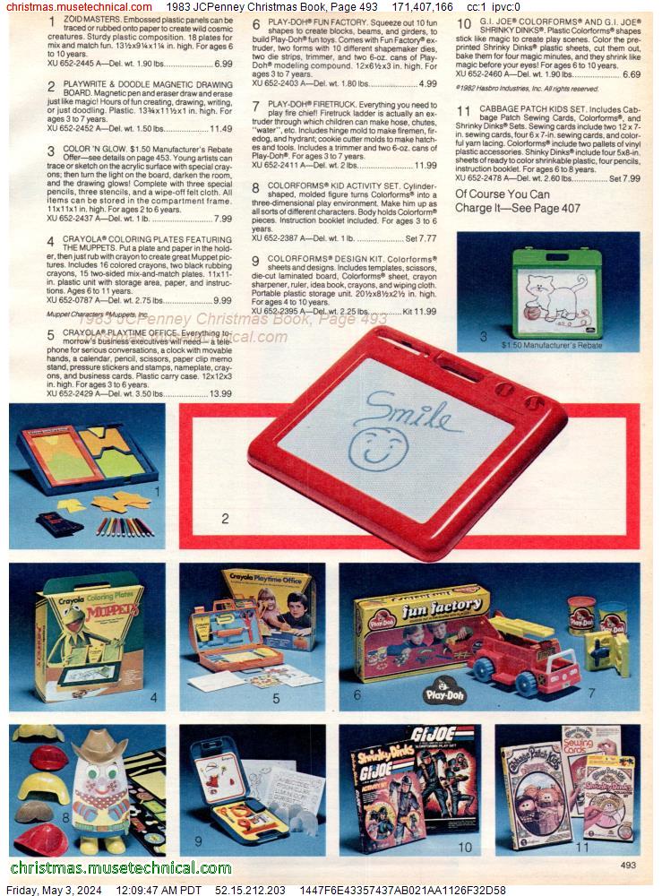 1983 JCPenney Christmas Book, Page 493