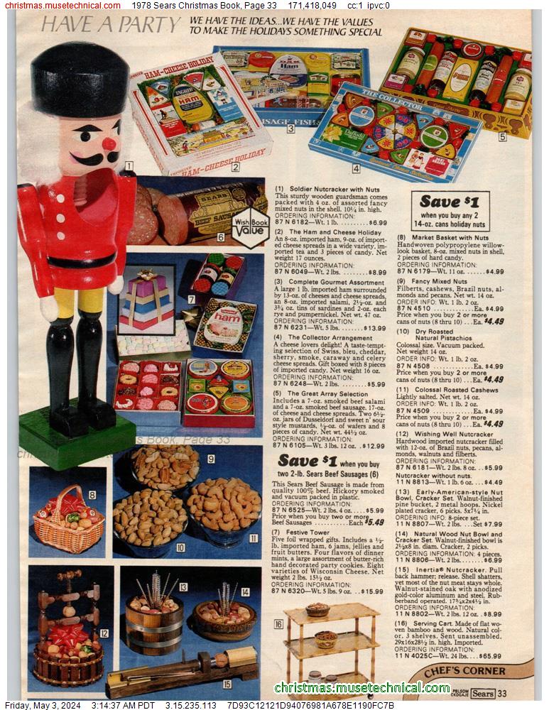 1978 Sears Christmas Book, Page 33