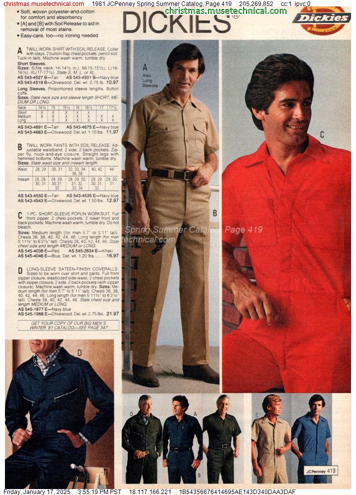 1981 JCPenney Spring Summer Catalog, Page 419