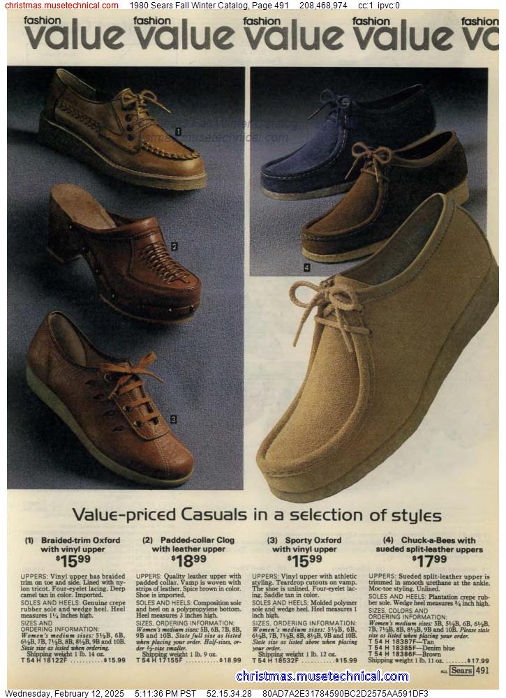 1980 Sears Fall Winter Catalog, Page 491