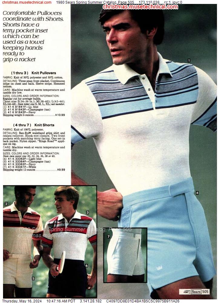 1980 Sears Spring Summer Catalog, Page 505
