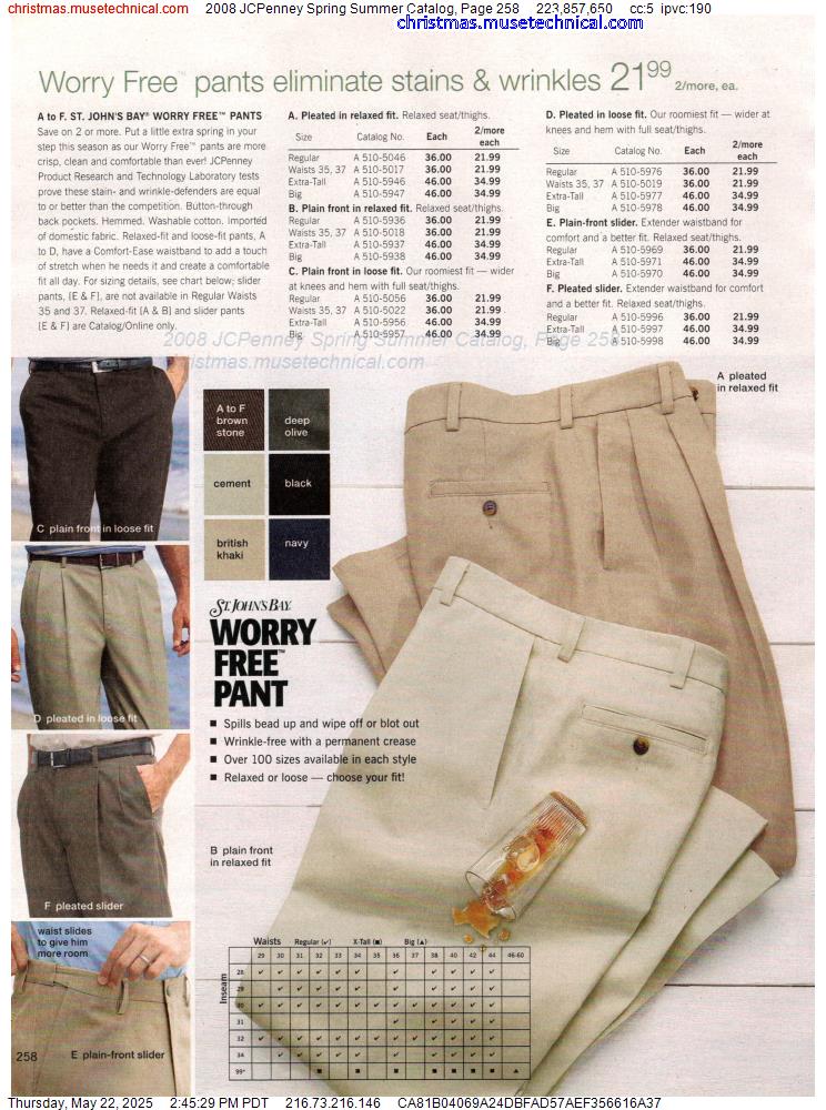 2008 JCPenney Spring Summer Catalog, Page 258