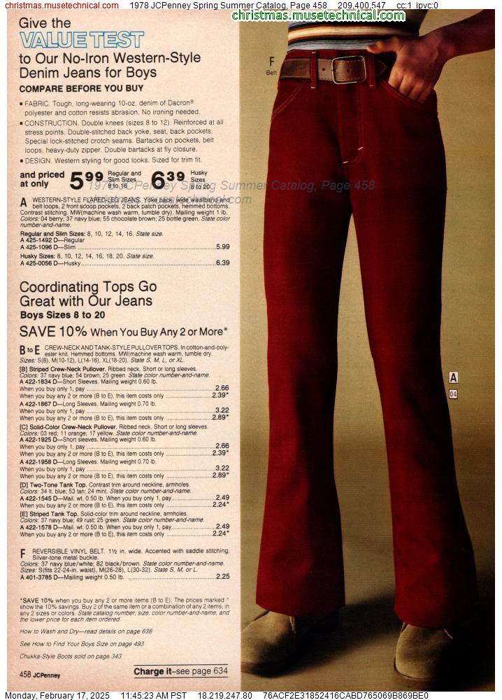 1978 JCPenney Spring Summer Catalog, Page 458