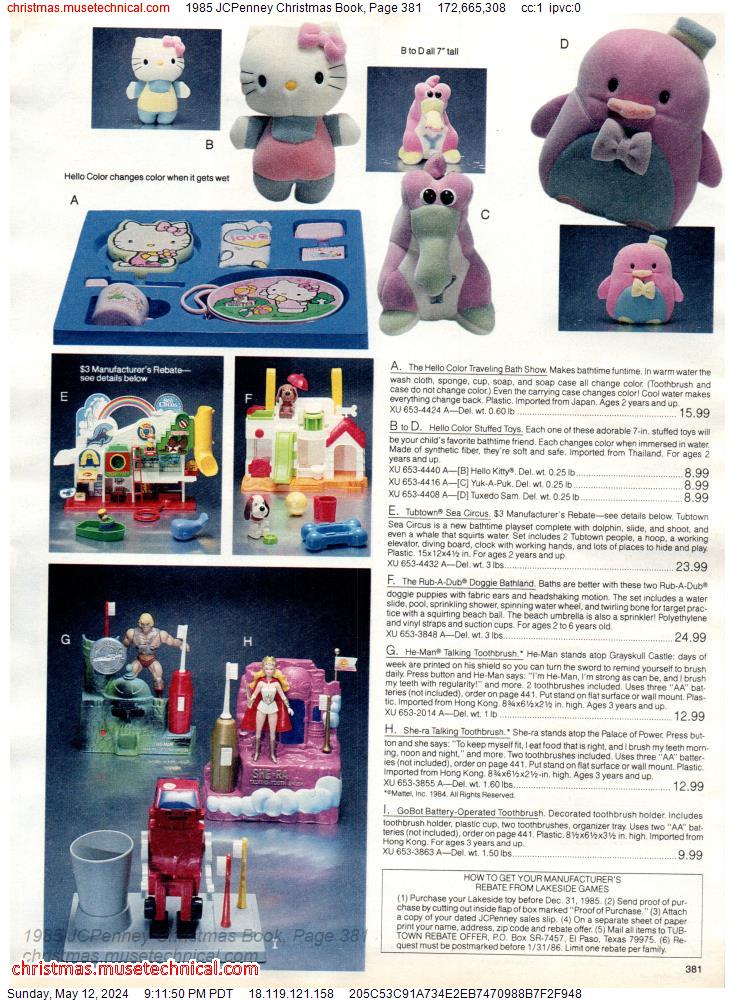 1985 JCPenney Christmas Book, Page 381