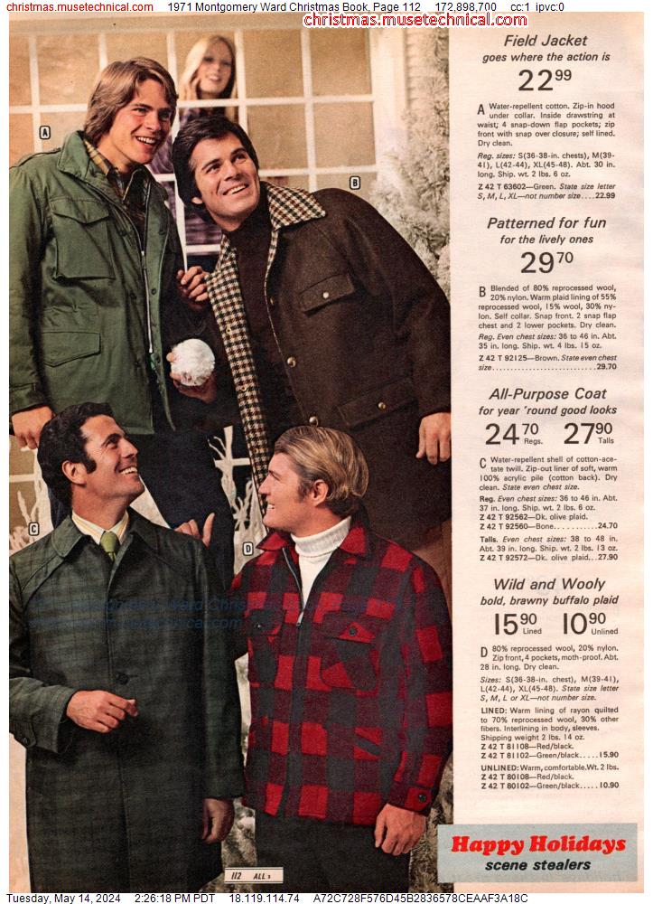 1971 Montgomery Ward Christmas Book, Page 112