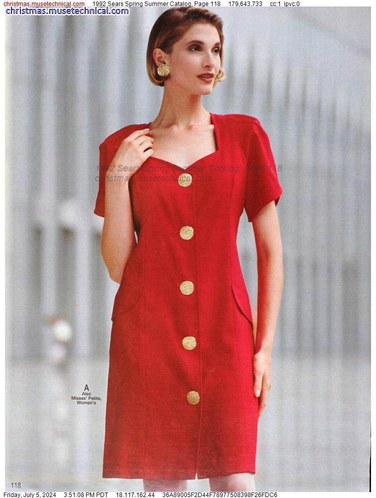 1992 Sears Spring Summer Catalog, Page 118