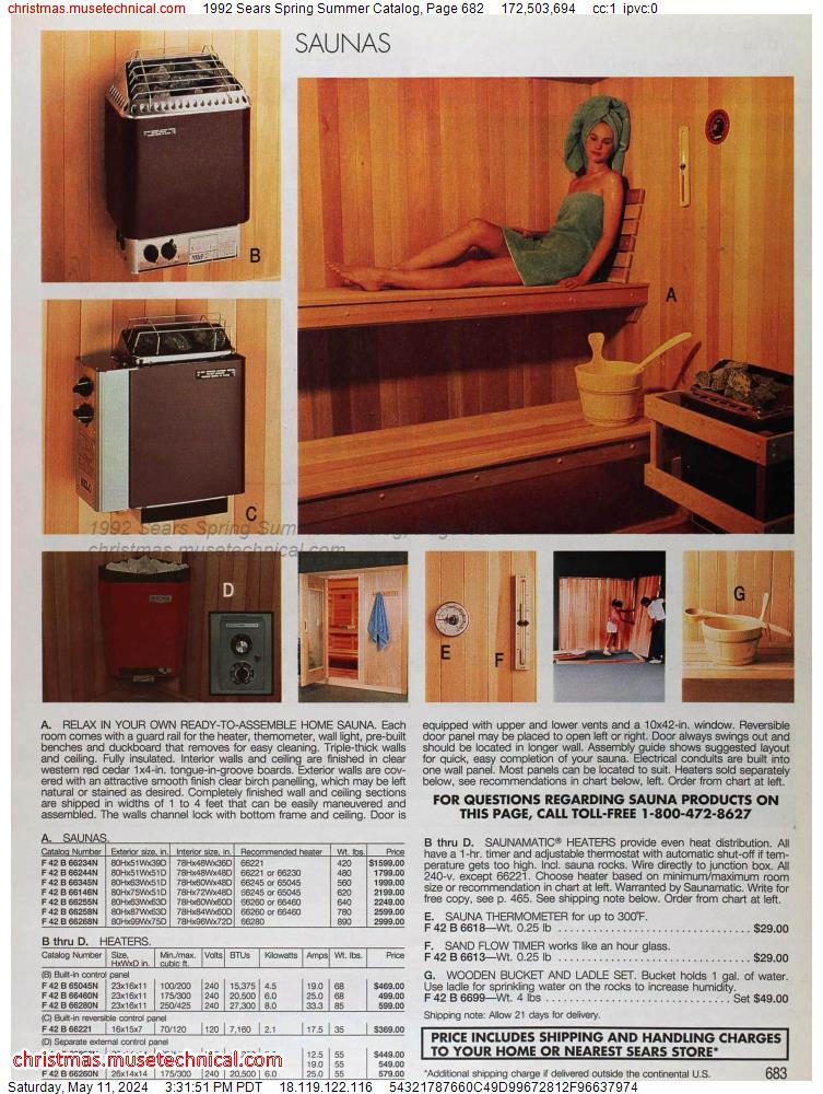 1992 Sears Spring Summer Catalog, Page 682