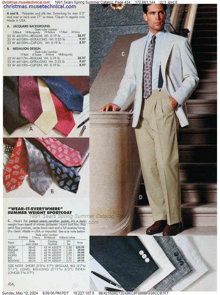 1991 Sears Spring Summer Catalog, Page 454