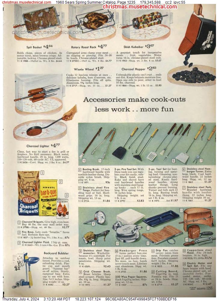 1960 Sears Spring Summer Catalog, Page 1235