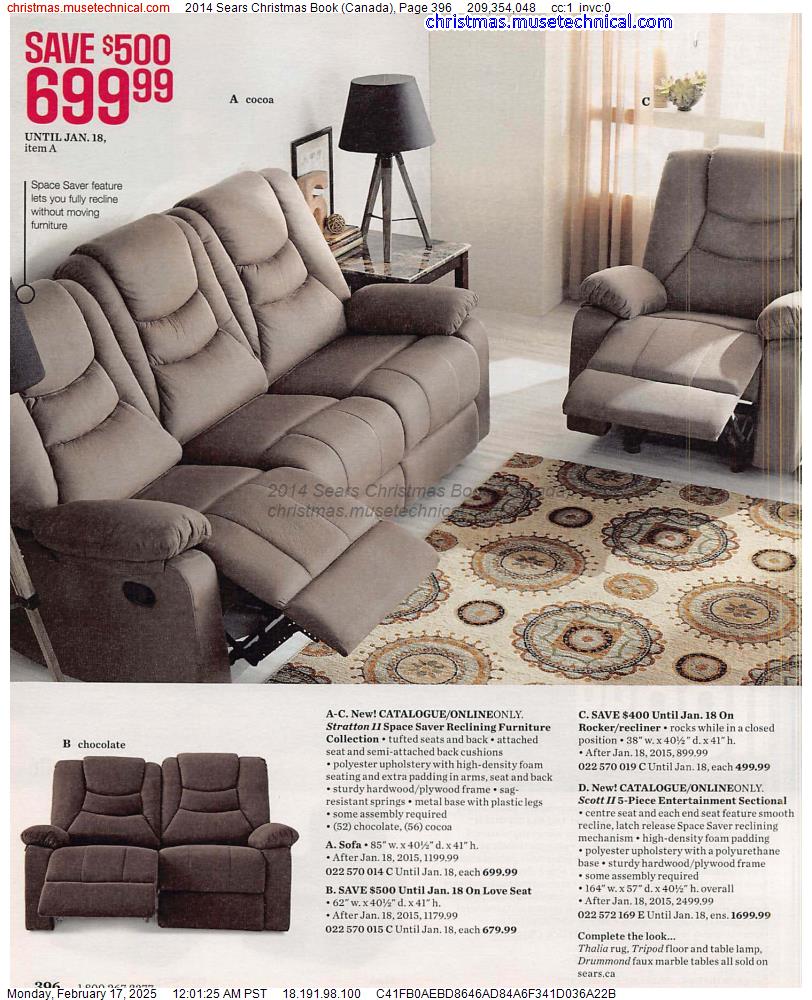 2014 Sears Christmas Book (Canada), Page 396