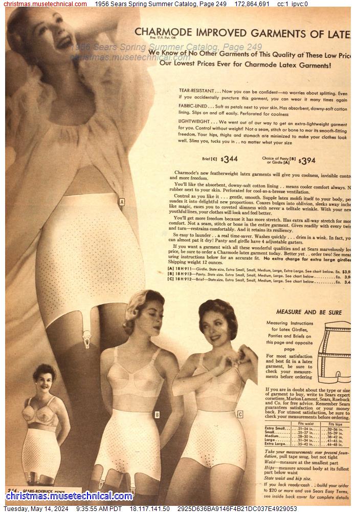 1956 Sears Spring Summer Catalog, Page 249