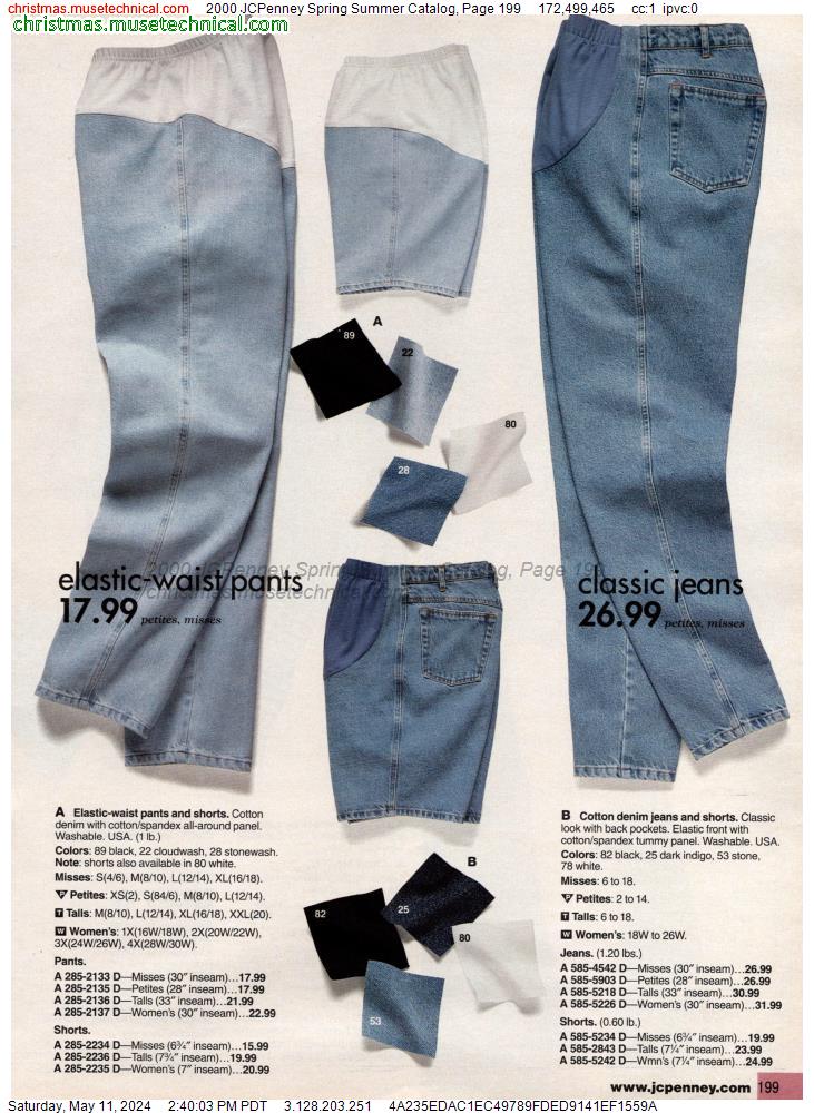 2000 JCPenney Spring Summer Catalog, Page 199