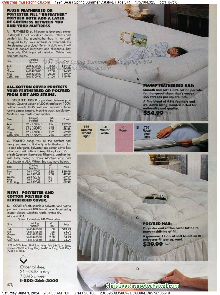1991 Sears Spring Summer Catalog, Page 574