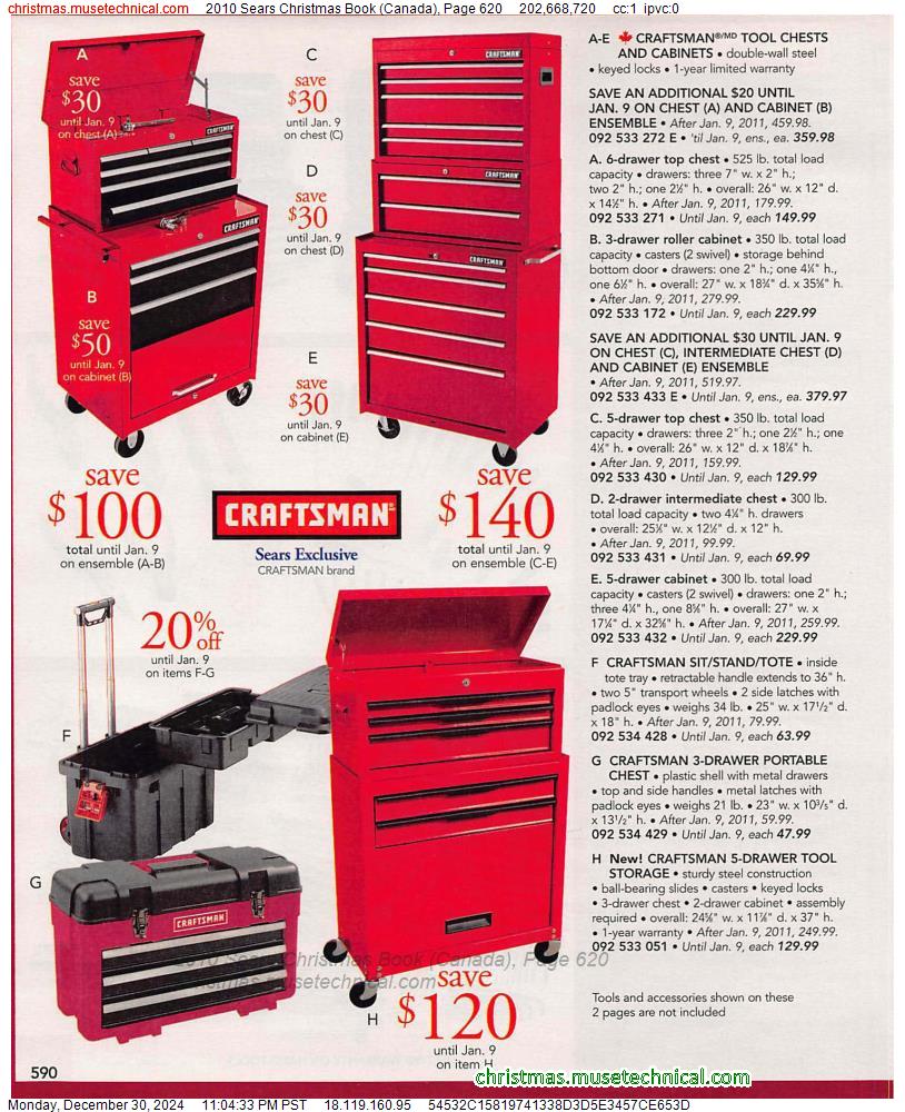 2010 Sears Christmas Book (Canada), Page 620