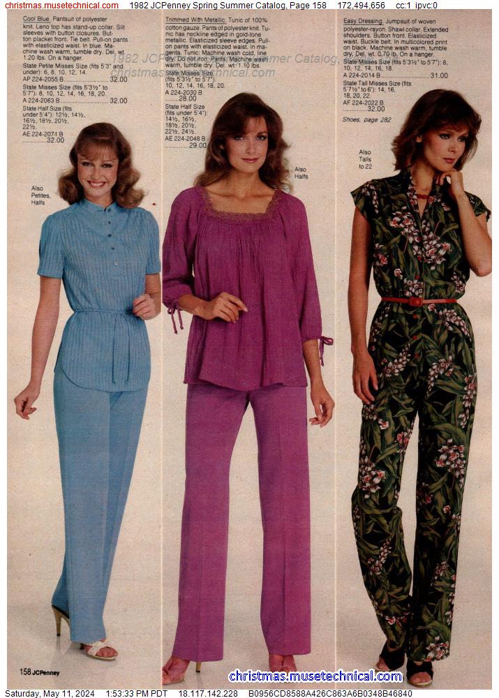 1982 JCPenney Spring Summer Catalog, Page 158