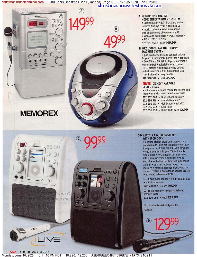 2008 Sears Christmas Book (Canada), Page 690