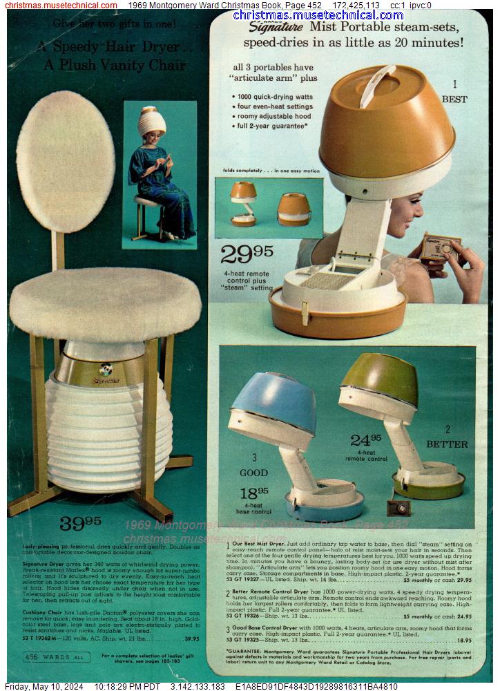 1969 Montgomery Ward Christmas Book, Page 452