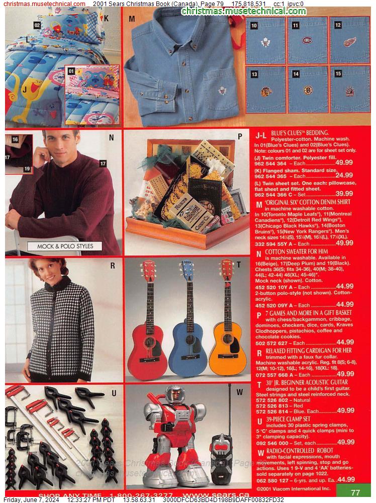 2001 Sears Christmas Book (Canada), Page 79