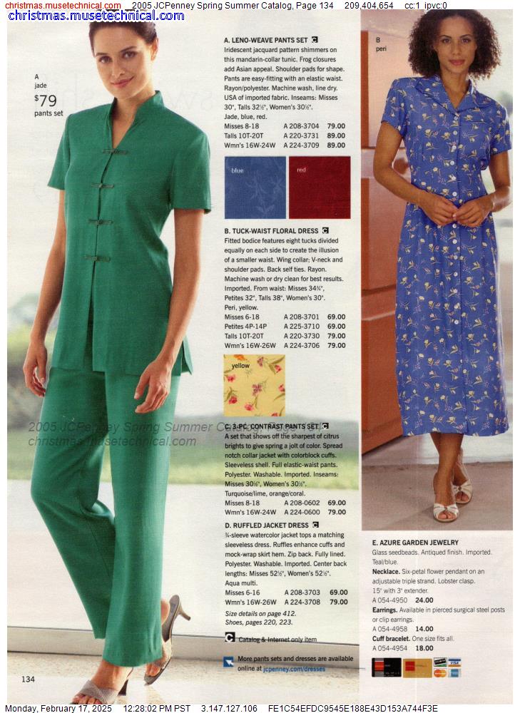 2005 JCPenney Spring Summer Catalog, Page 134