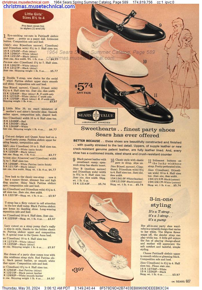 1964 Sears Spring Summer Catalog, Page 589
