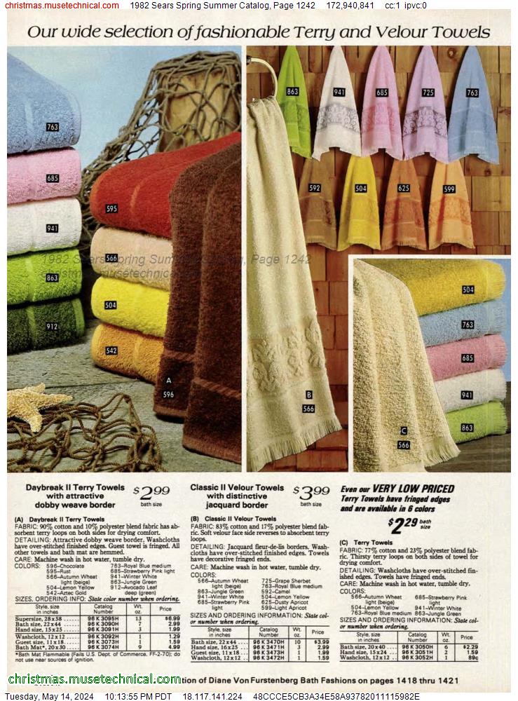 1982 Sears Spring Summer Catalog, Page 1242