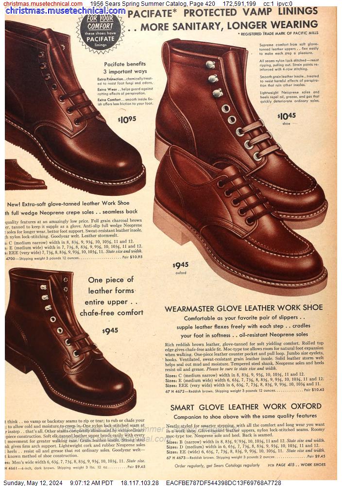 1956 Sears Spring Summer Catalog, Page 420