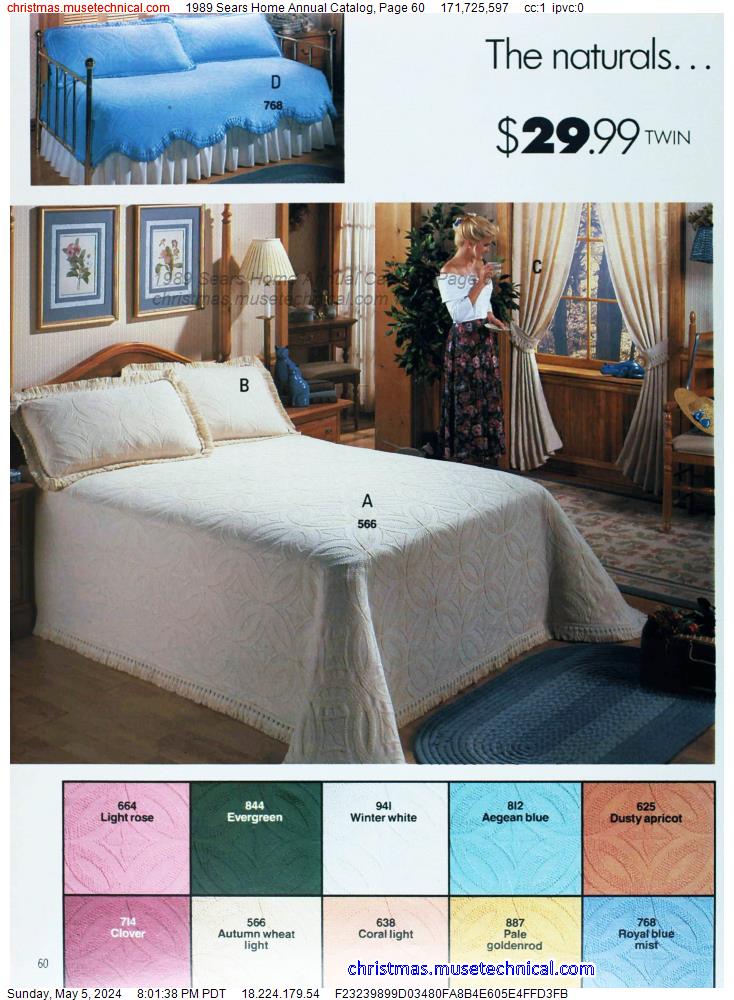 1989 Sears Home Annual Catalog, Page 60