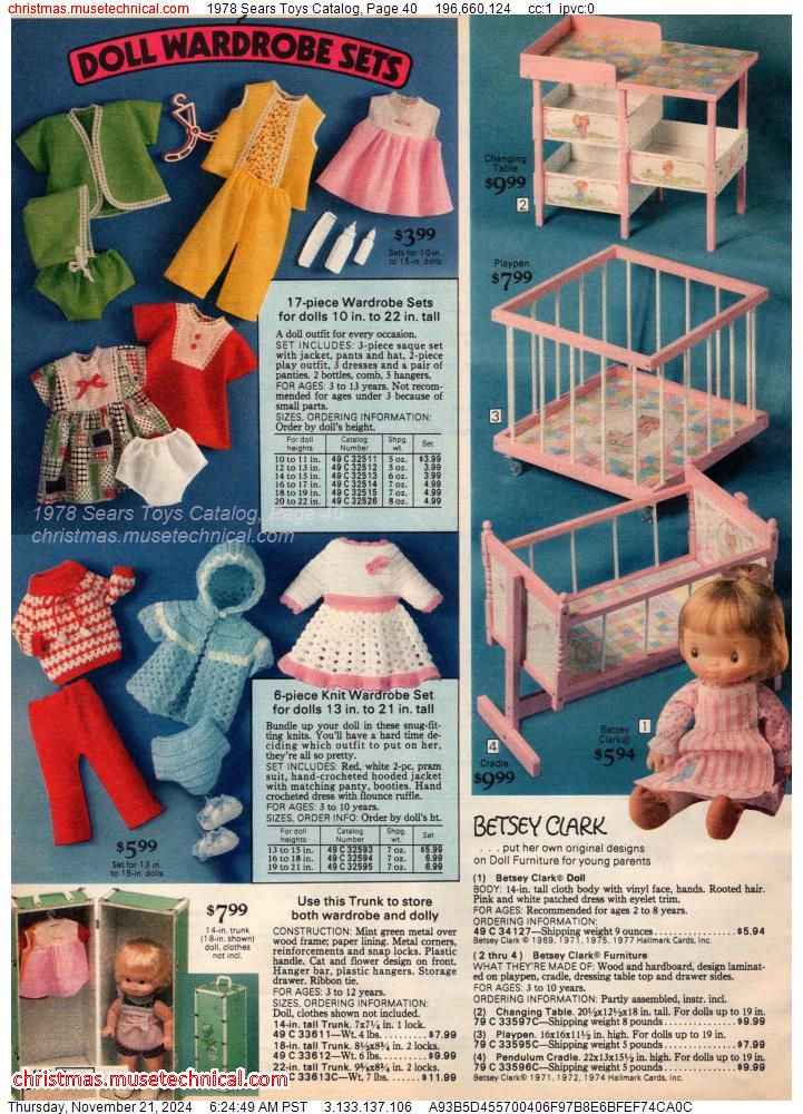 1978 Sears Toys Catalog, Page 40