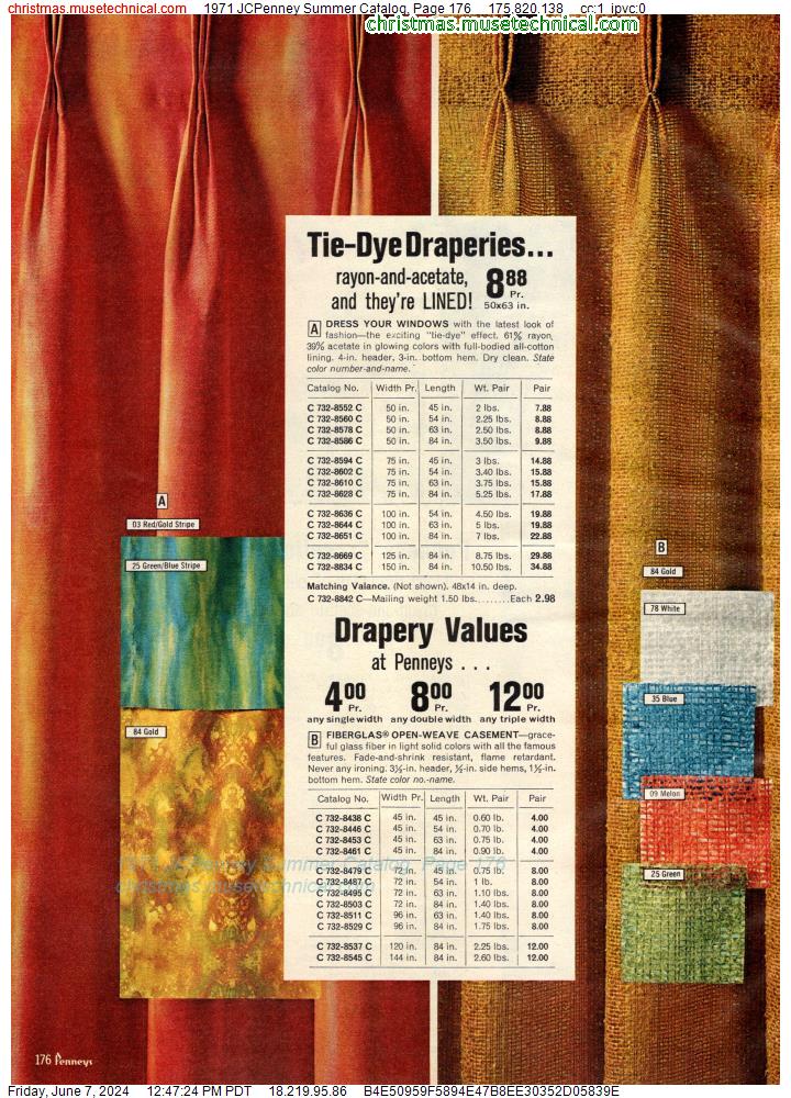 1971 JCPenney Summer Catalog, Page 176