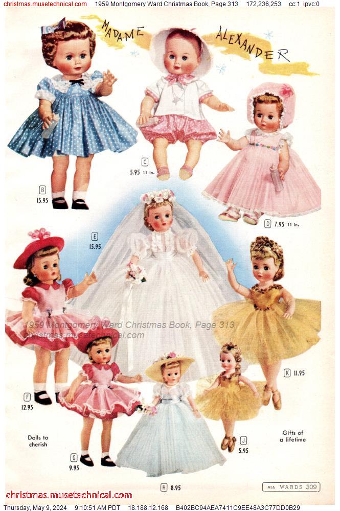 1959 Montgomery Ward Christmas Book, Page 313