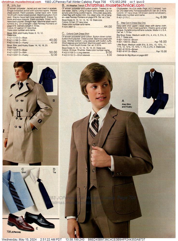 1983 JCPenney Fall Winter Catalog, Page 708
