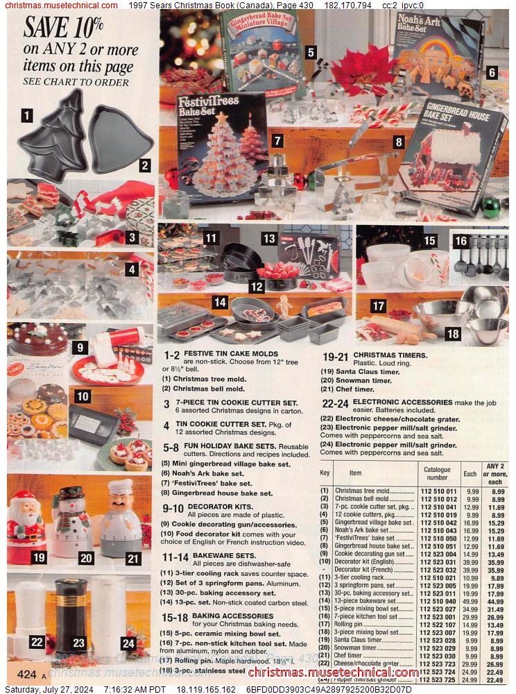 1997 Sears Christmas Book (Canada), Page 430